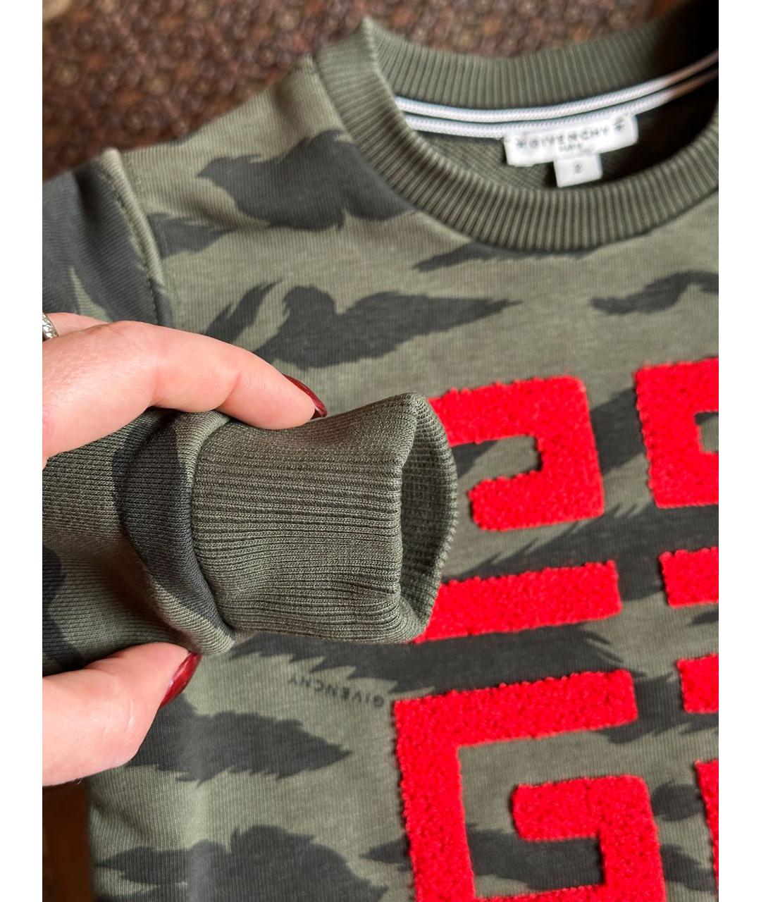 GIVENCHY Зеленый хлопковый комплект, фото 4