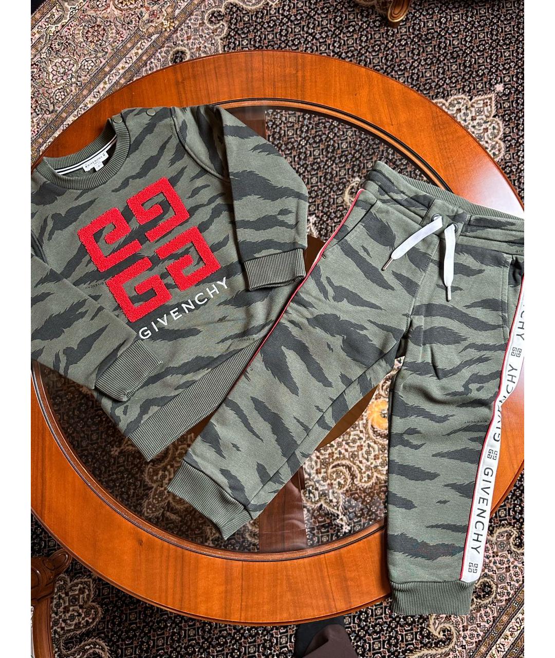 GIVENCHY Зеленый хлопковый комплект, фото 9