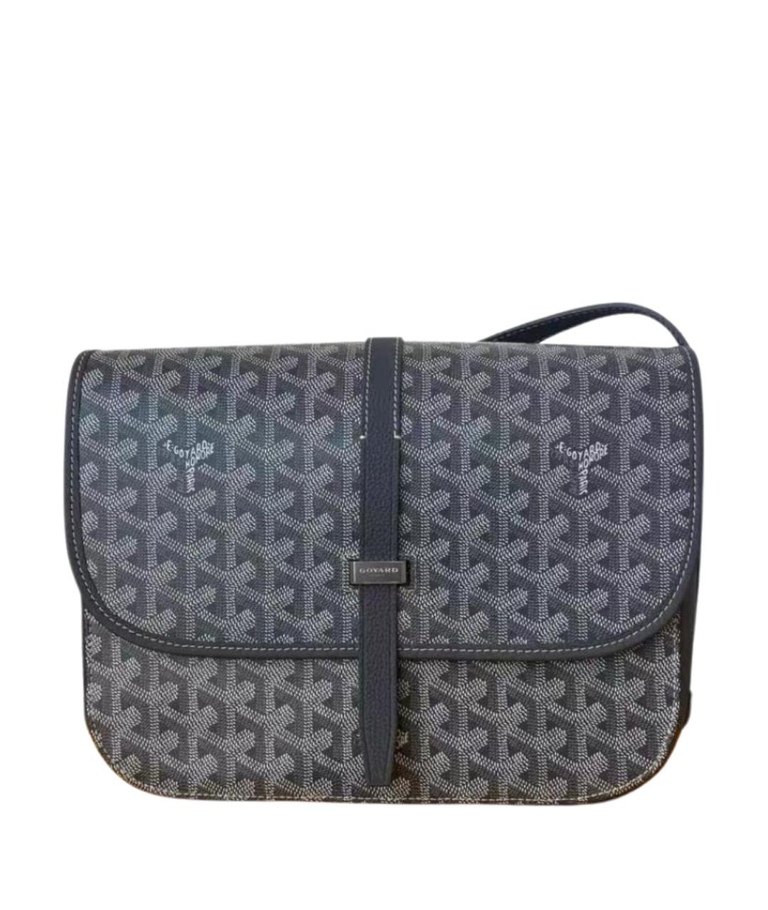 GOYARD Серая кожаная сумка тоут, фото 1