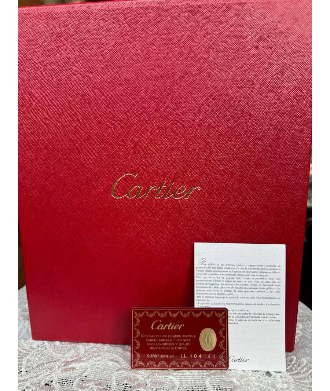 CARTIER Коричневая сумка тоут, фото 6