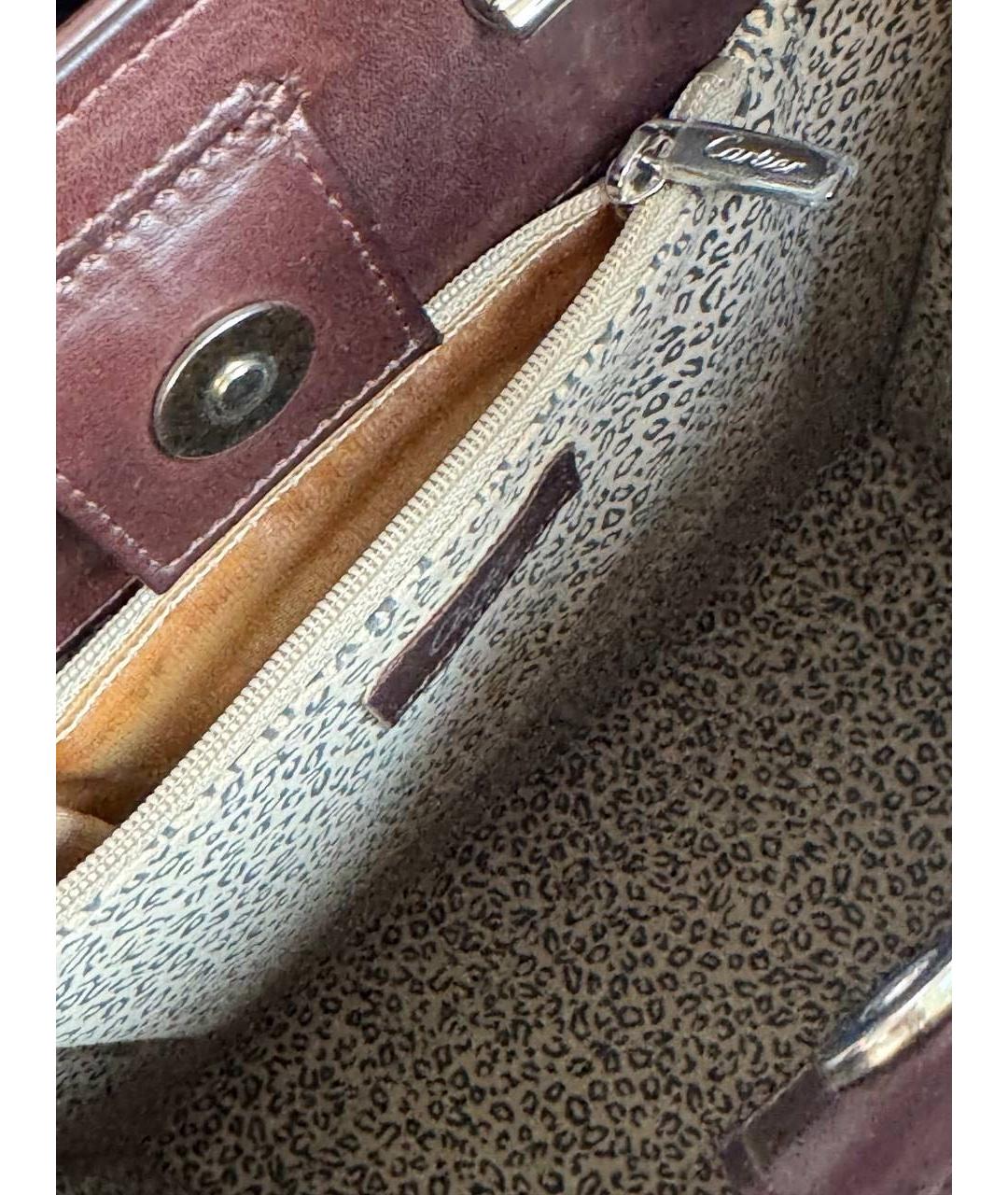 CARTIER Коричневая сумка тоут, фото 4