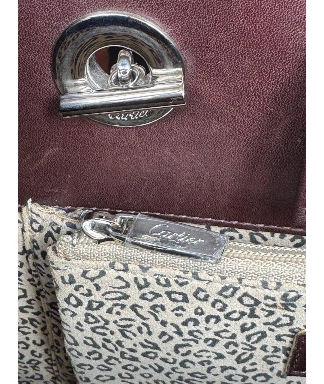 CARTIER Коричневая сумка тоут, фото 5