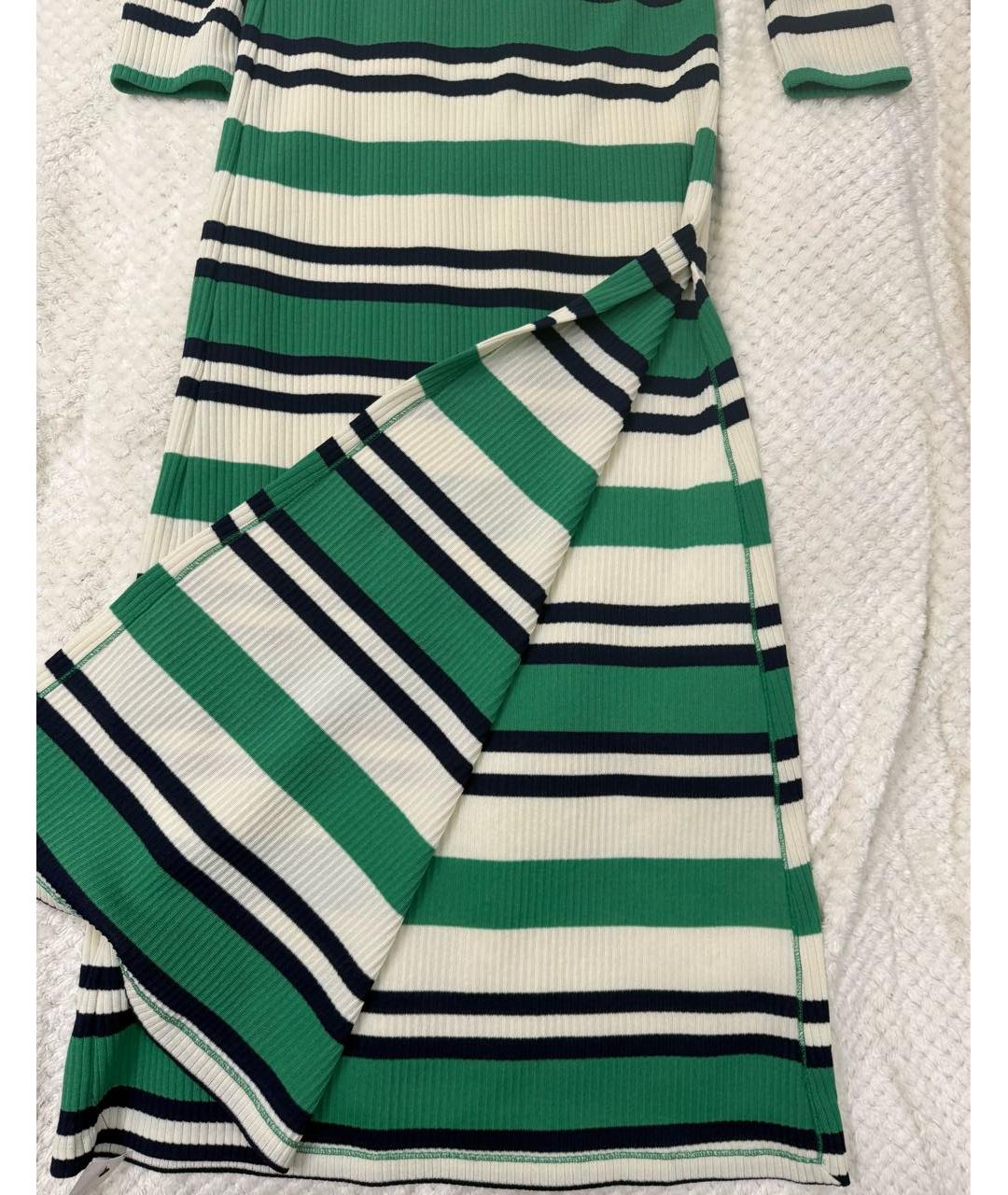 MIU MIU Мульти полиэстеровое повседневное платье, фото 3