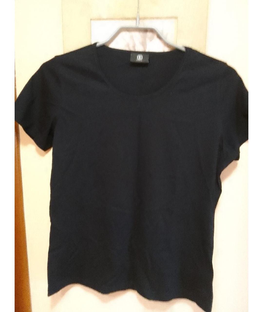 BOGNER Черная хлопковая футболка, фото 5