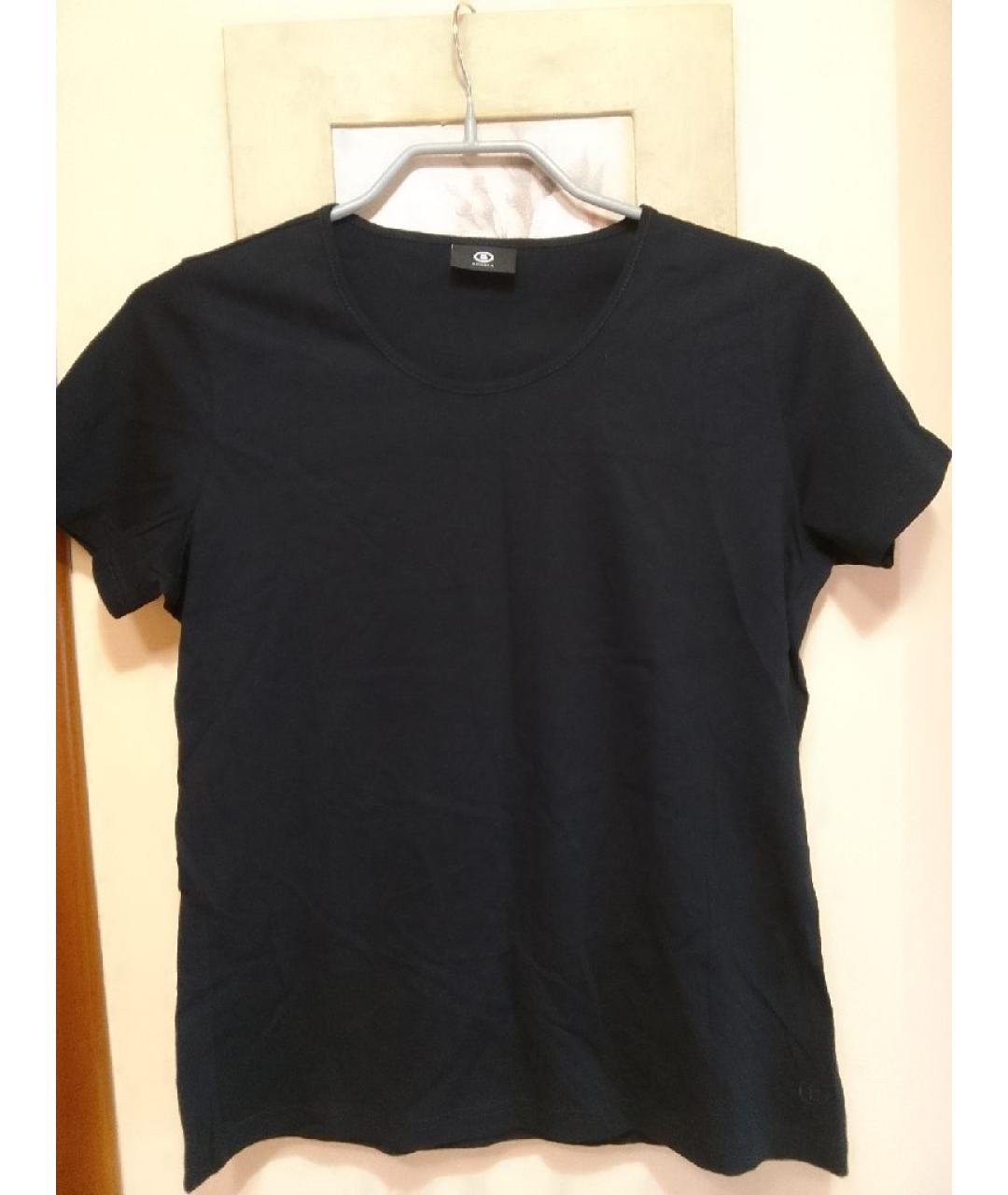 BOGNER Черная хлопковая футболка, фото 7