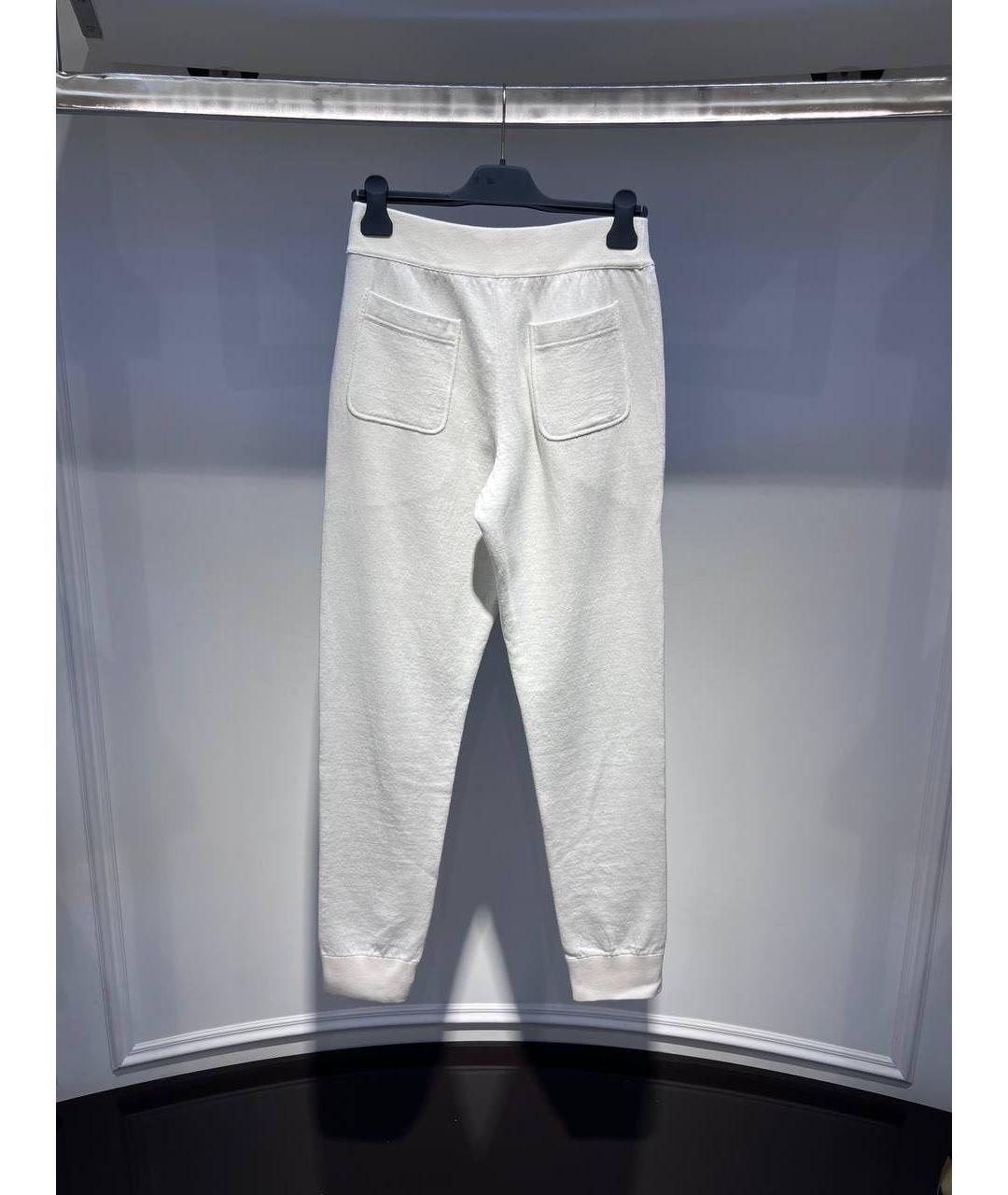 CHRISTIAN DIOR Белые прямые брюки, фото 2