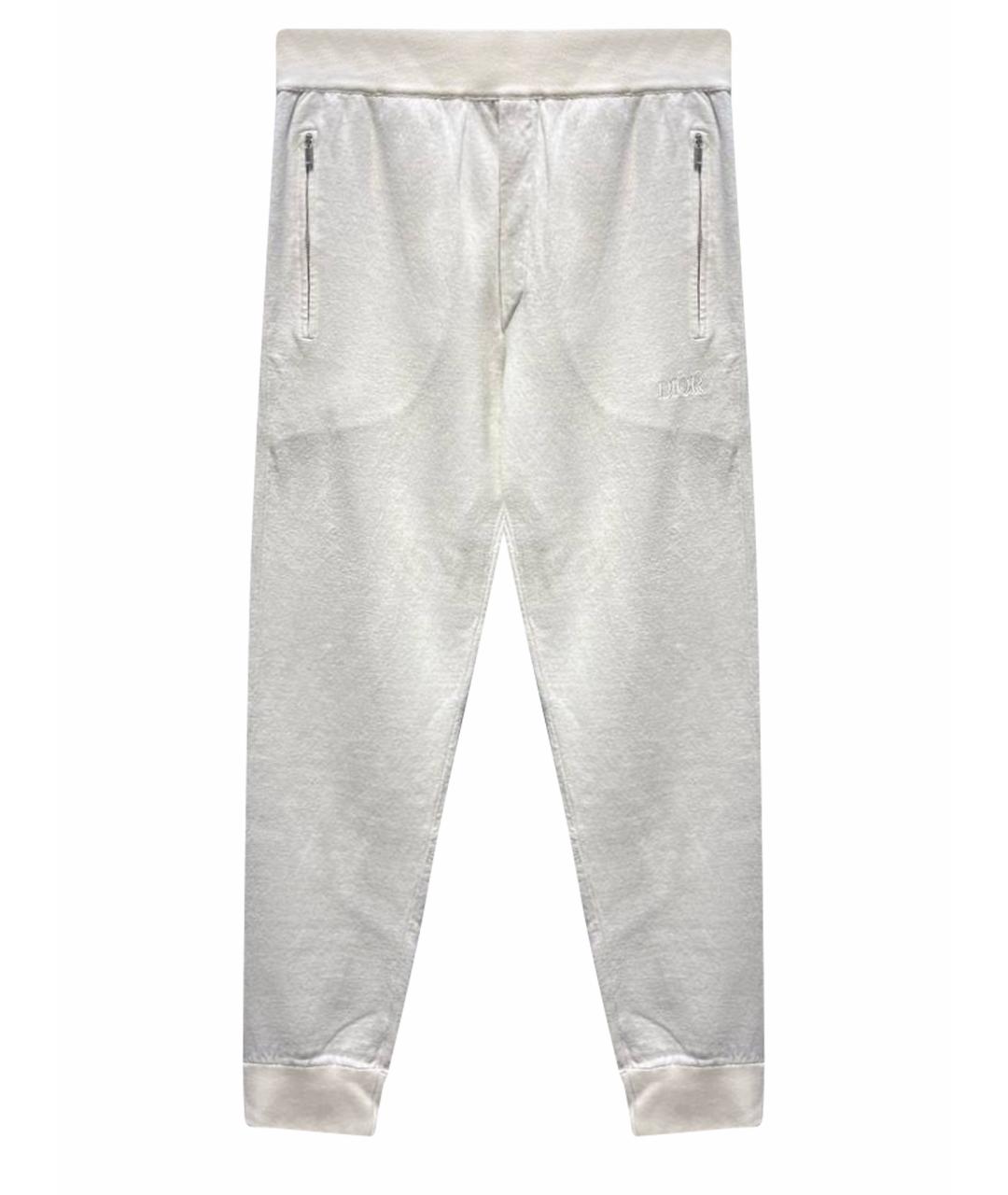 CHRISTIAN DIOR Белые прямые брюки, фото 1