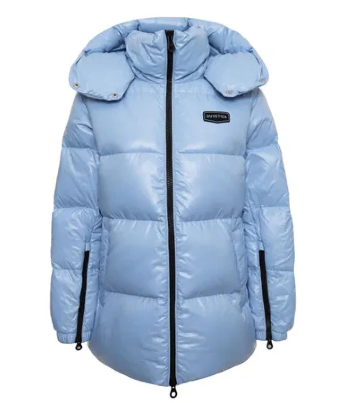 DUVETICA Голубая полиамидовая куртка, фото 1