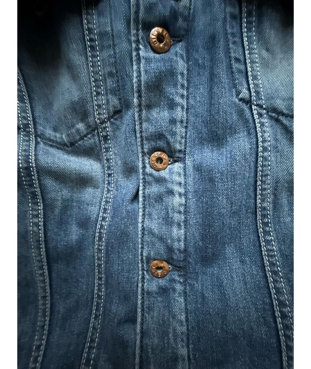 DIESEL Синяя деним куртка, фото 4