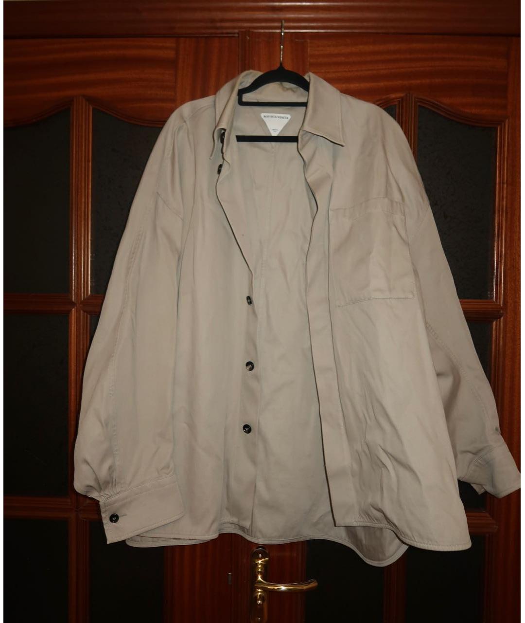 BOTTEGA VENETA Бежевая хлопковая куртка, фото 3