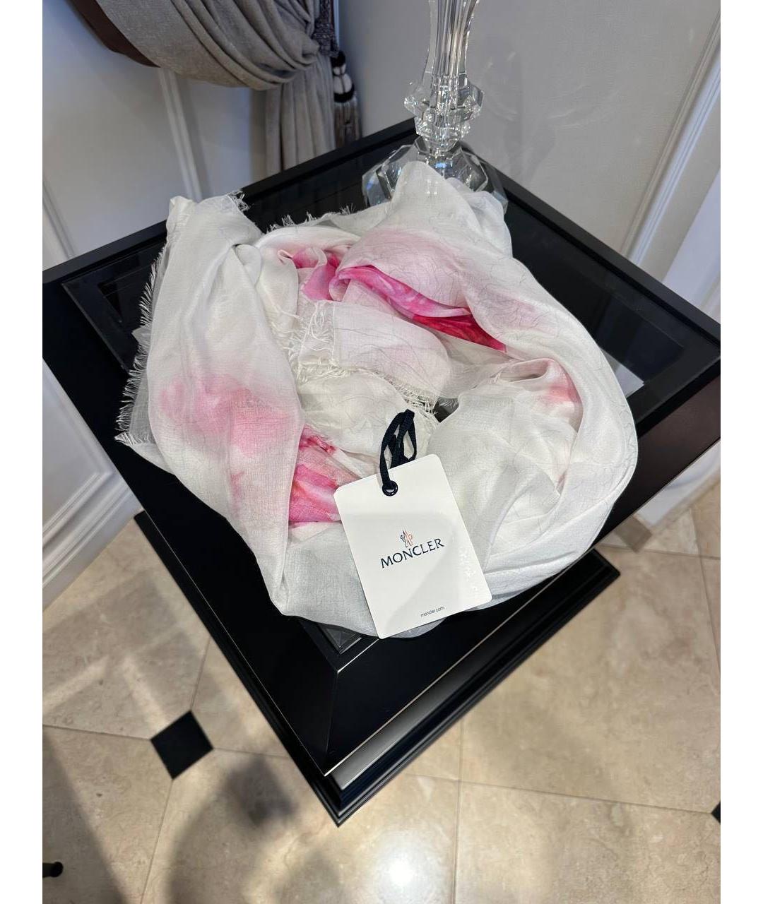 MONCLER Белый платок, фото 4