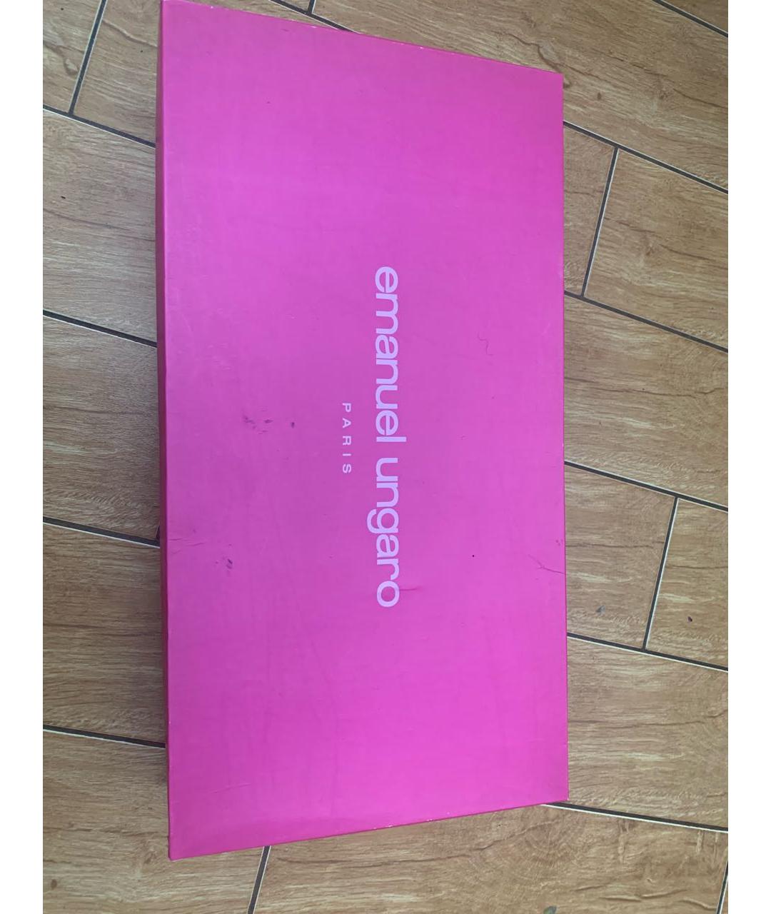 UNGARO Бежевые замшевые сапоги, фото 3