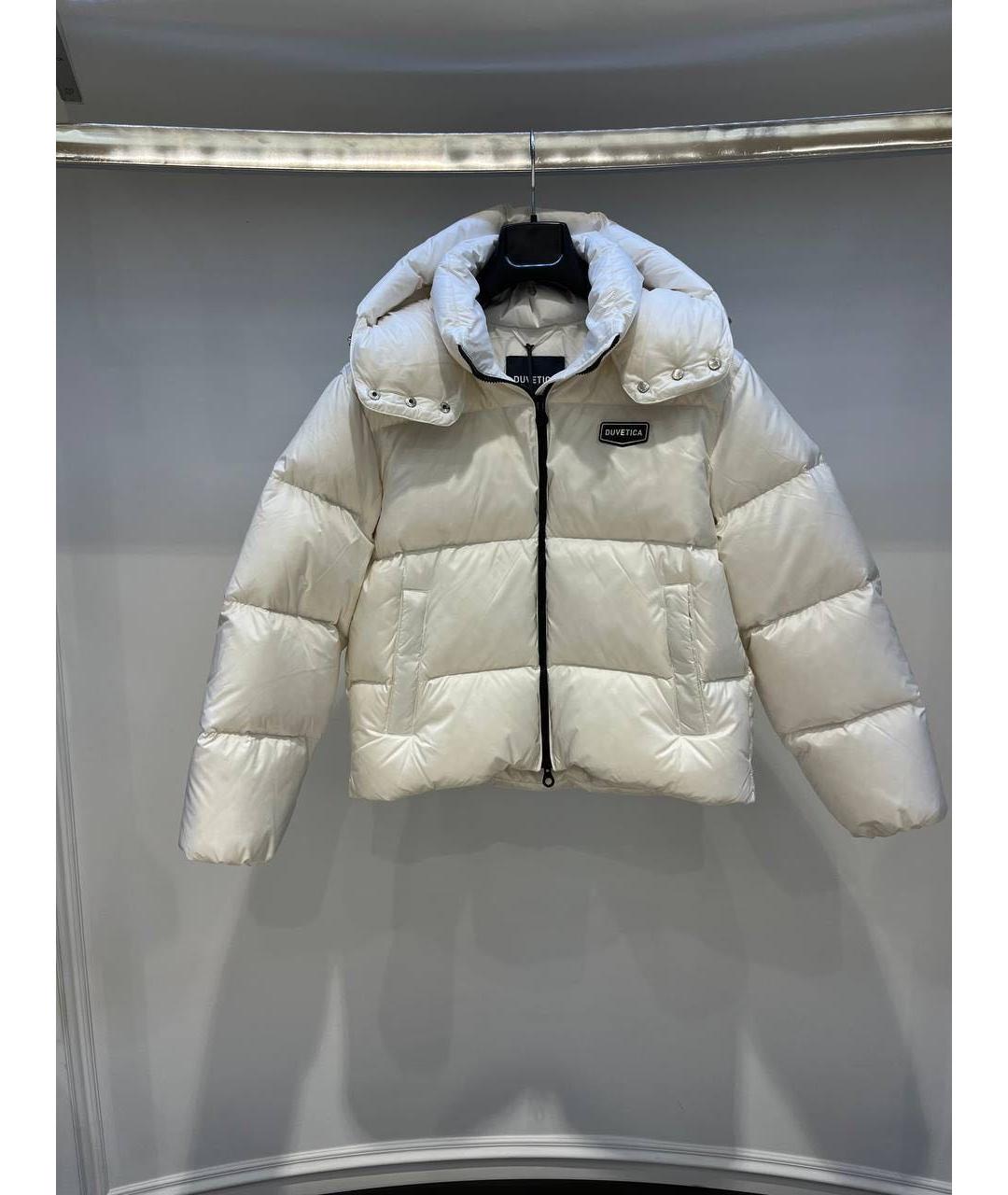 DUVETICA Белая полиамидовая куртка, фото 2