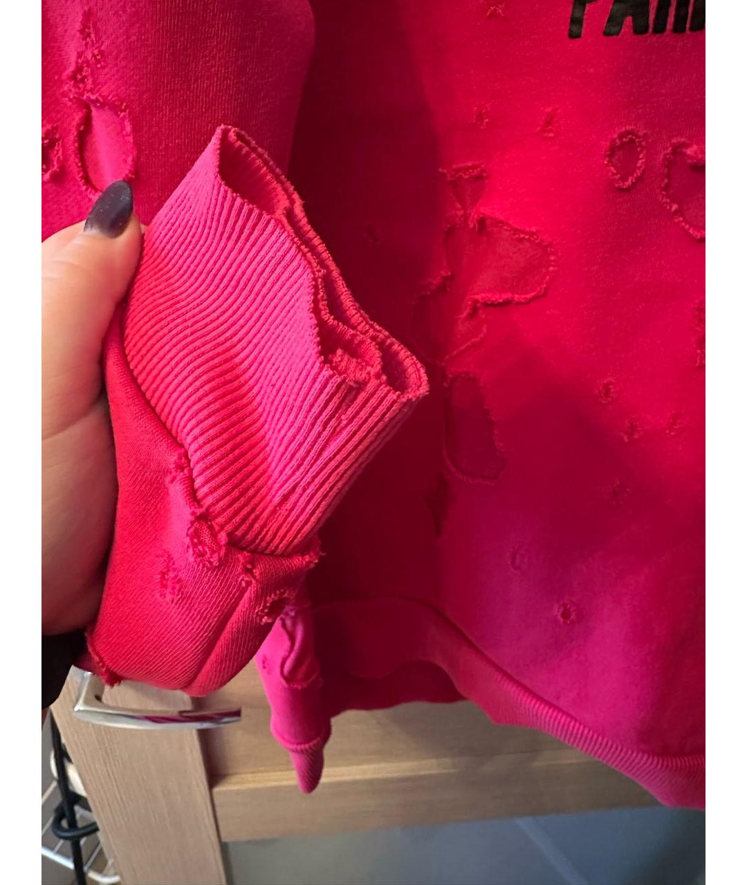 GIVENCHY Фуксия хлопковый джемпер / свитер, фото 4