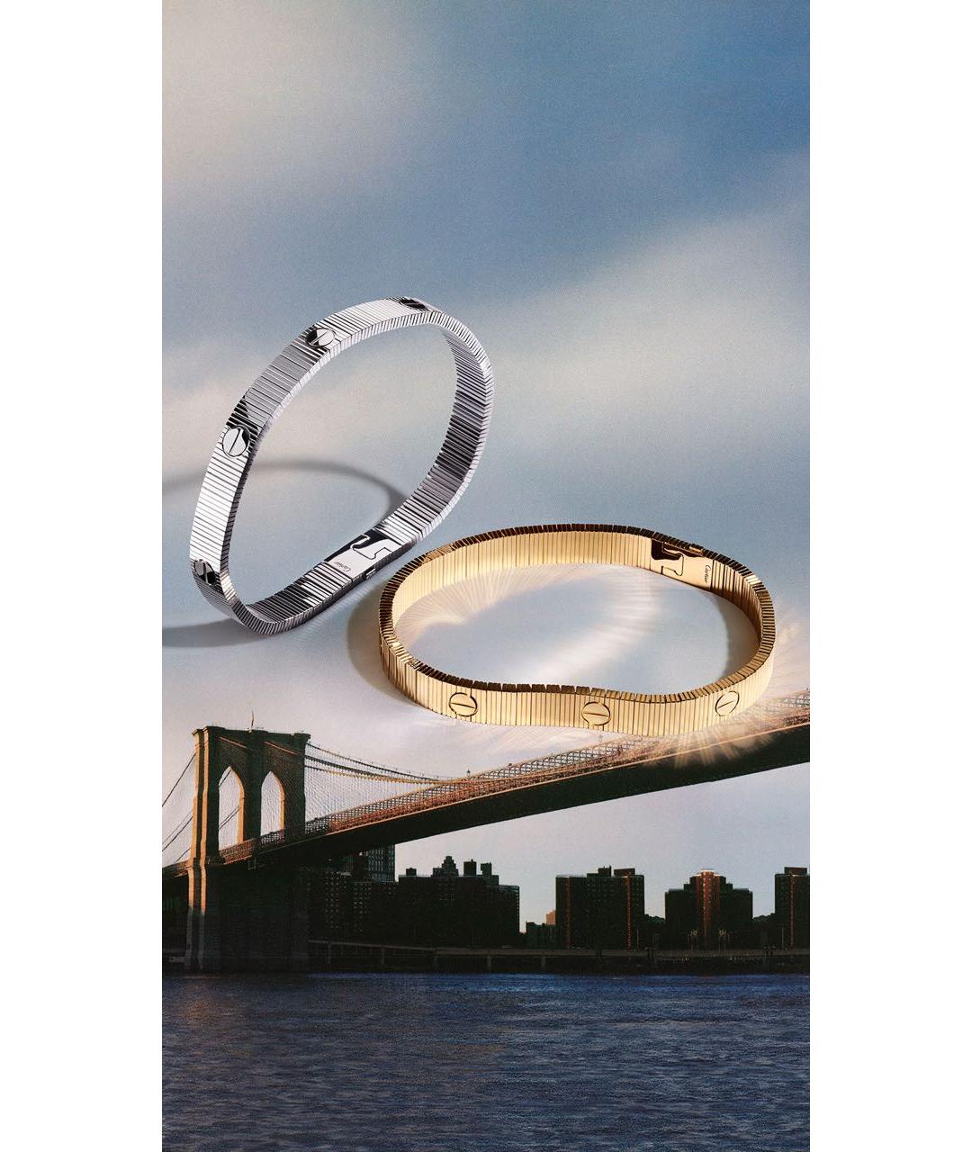 CARTIER Белый браслет из белого золота, фото 2