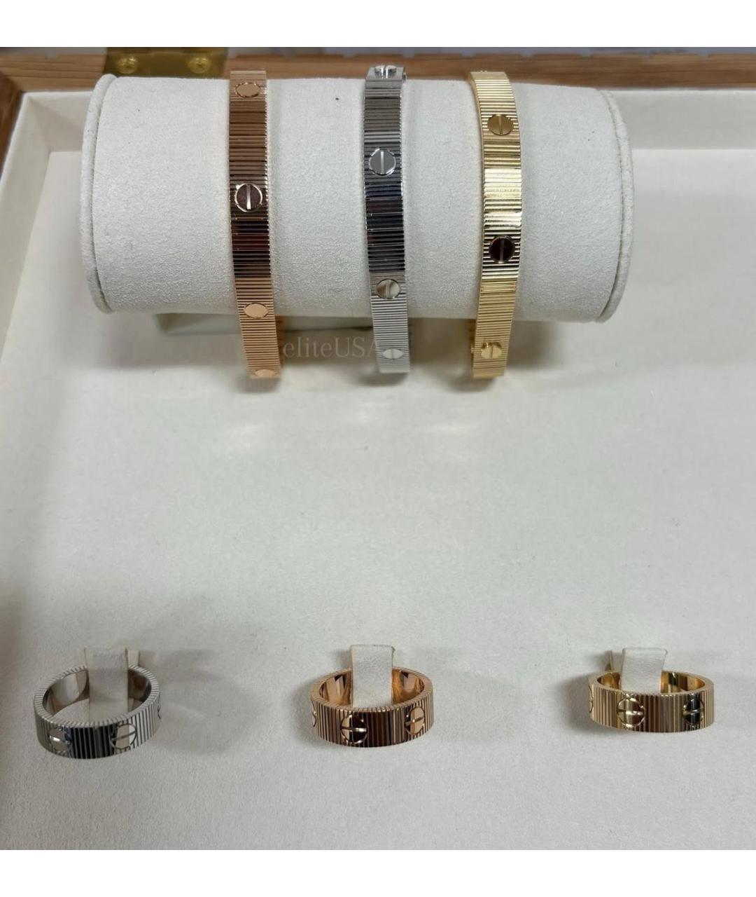 CARTIER Белый браслет из белого золота, фото 5