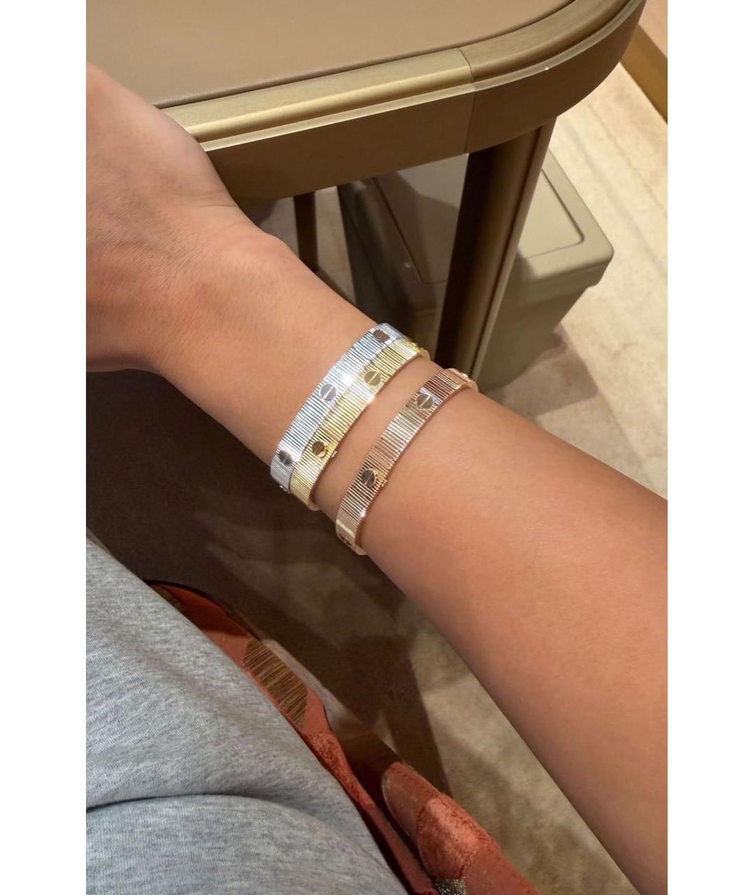 CARTIER Белый браслет из белого золота, фото 3