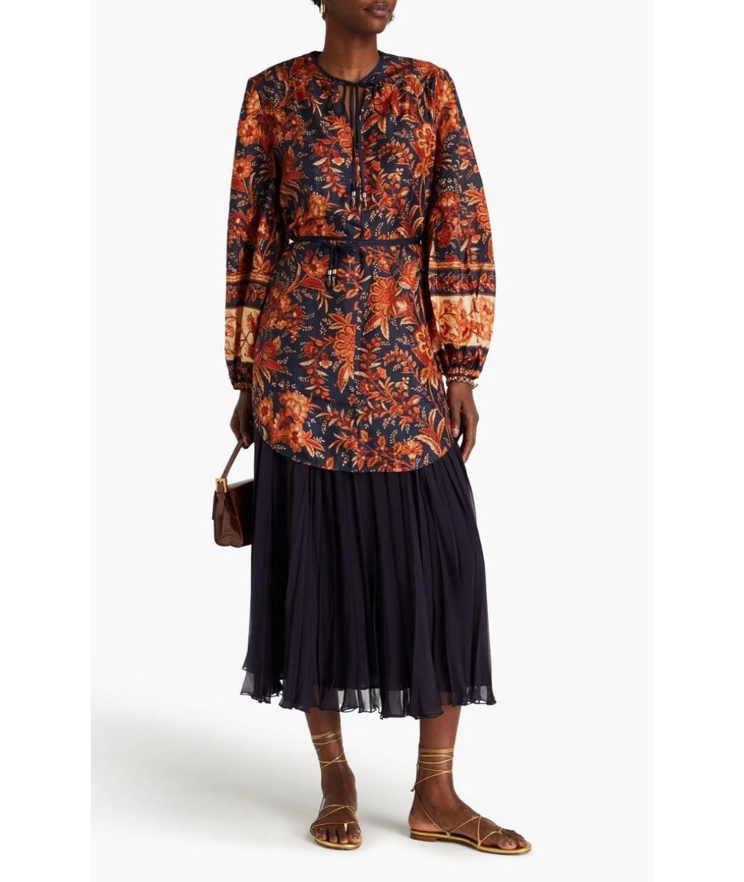 ZIMMERMANN Мульти шелковая блузы, фото 7