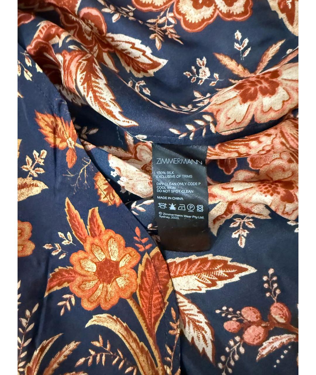 ZIMMERMANN Мульти шелковая блузы, фото 5