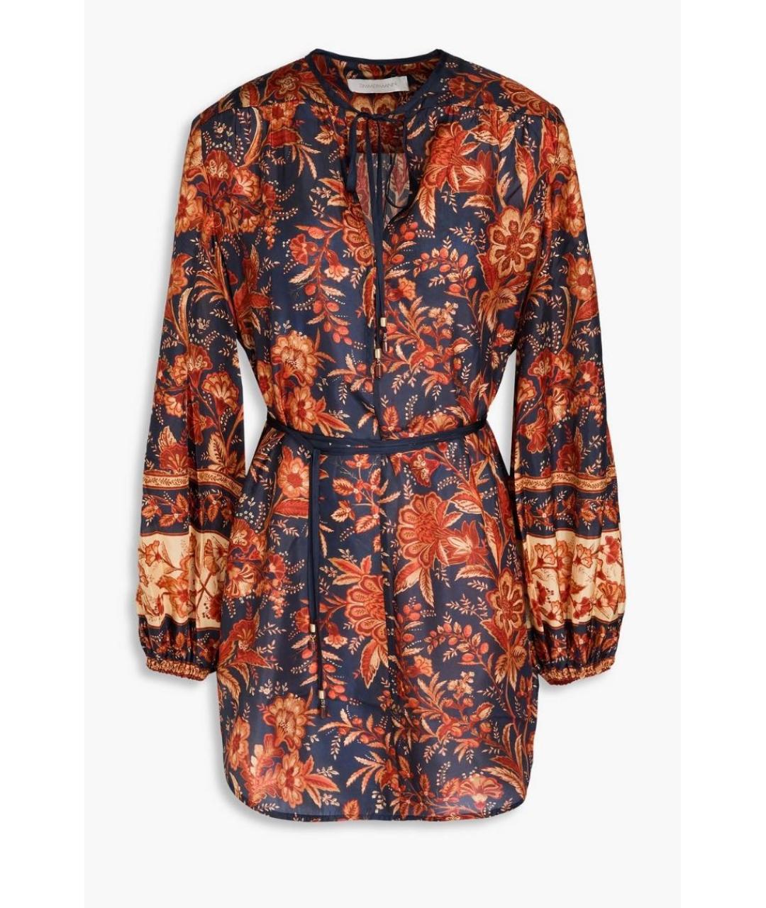 ZIMMERMANN Мульти шелковая блузы, фото 9