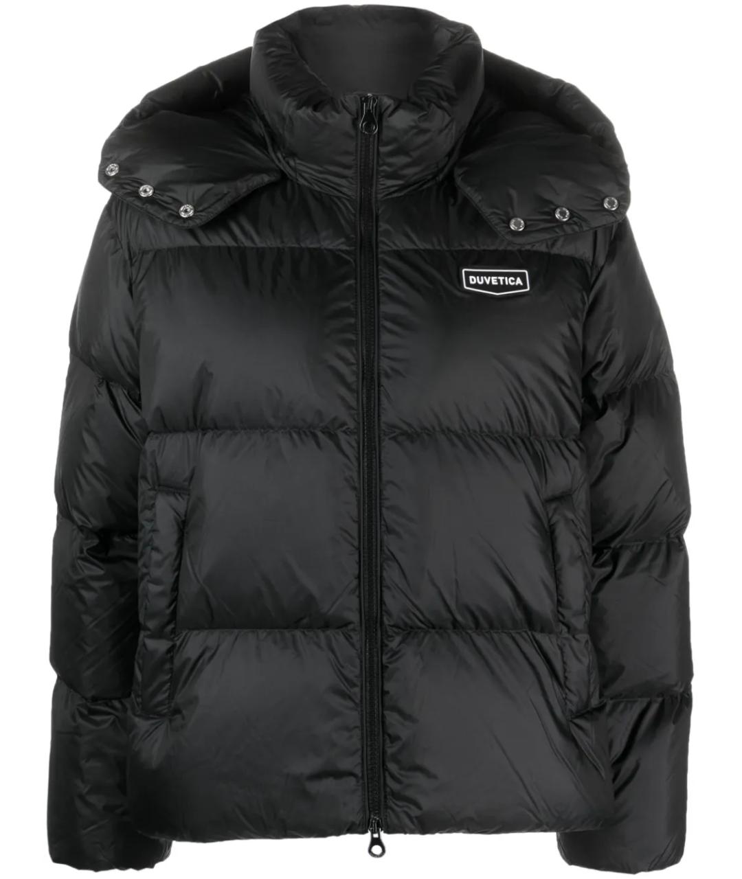 DUVETICA Черная полиамидовая куртка, фото 1