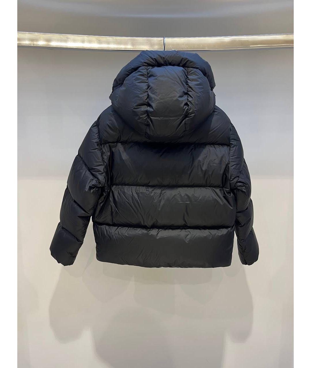 DUVETICA Черная полиамидовая куртка, фото 3