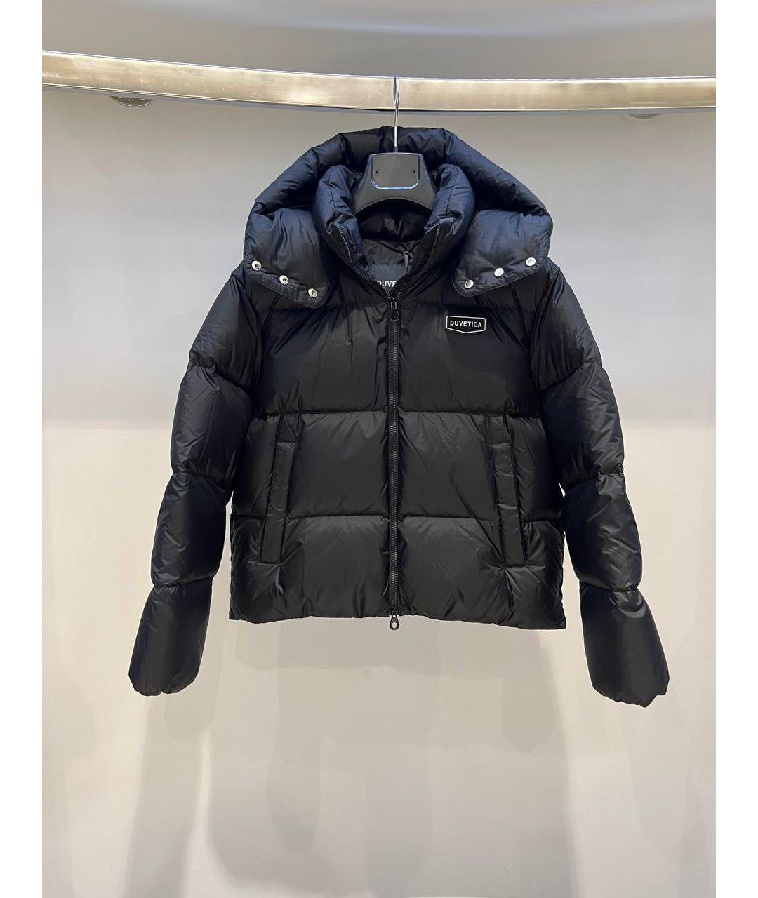 DUVETICA Черная полиамидовая куртка, фото 2