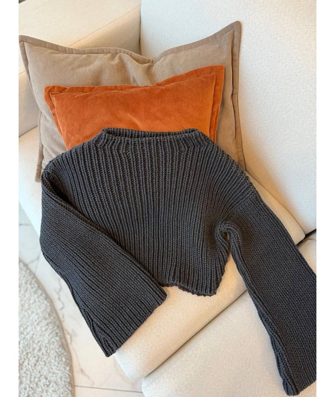 BRUNELLO CUCINELLI Черный шерстяной джемпер / свитер, фото 2