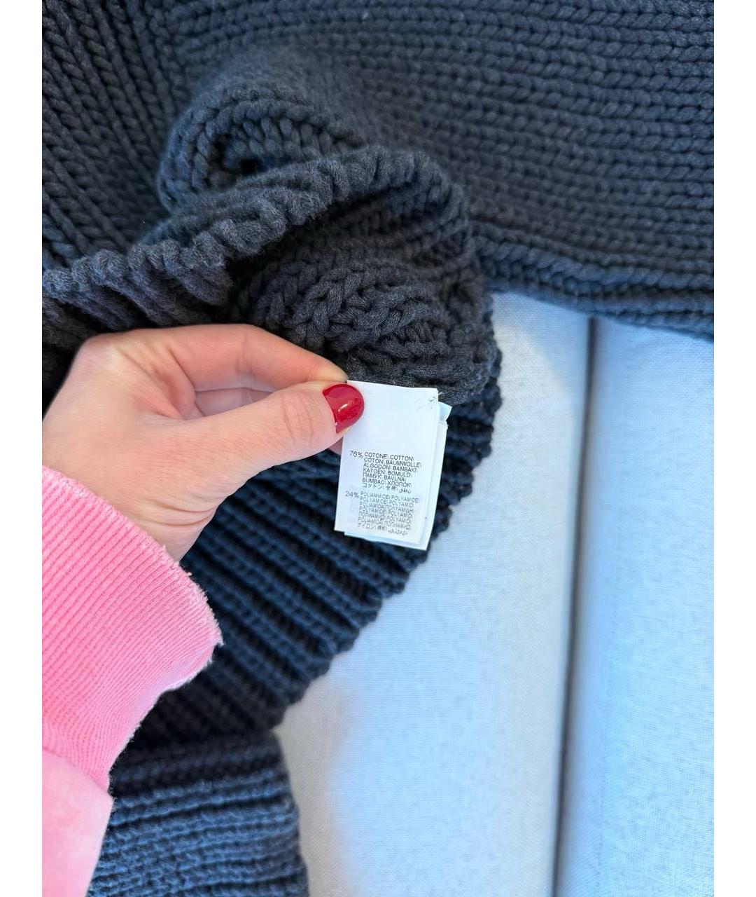 BRUNELLO CUCINELLI Черный шерстяной джемпер / свитер, фото 5