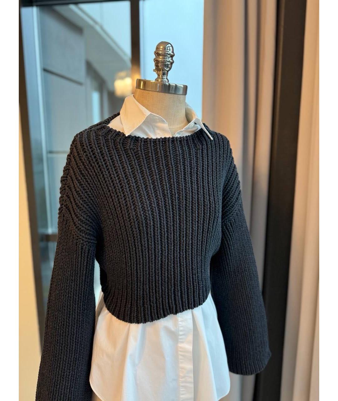 BRUNELLO CUCINELLI Черный шерстяной джемпер / свитер, фото 7