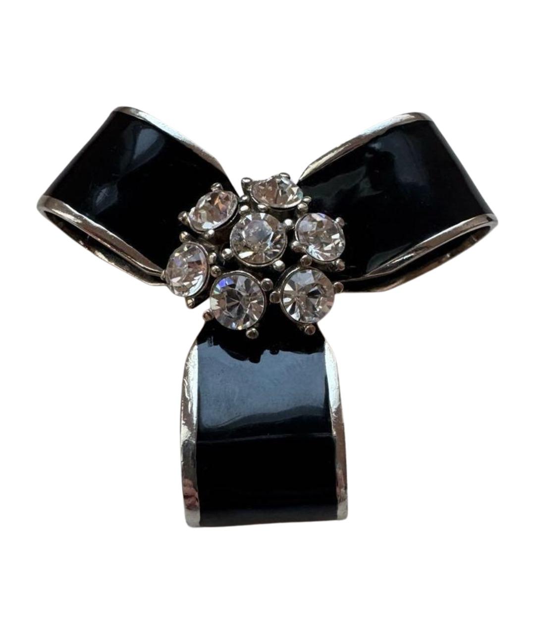 SONIA RYKIEL Черная булавка / брошь, фото 1