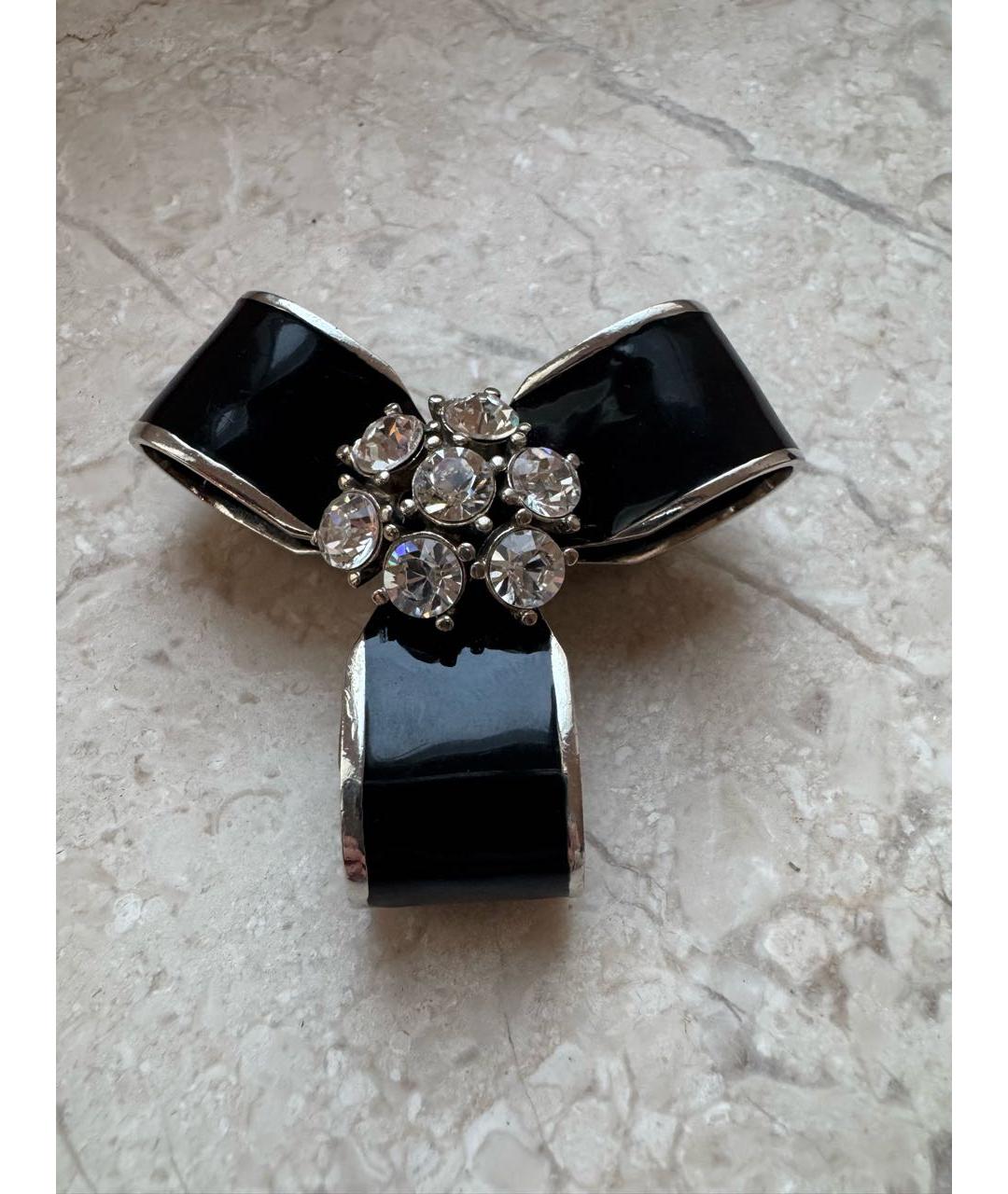 SONIA RYKIEL Черная булавка / брошь, фото 6