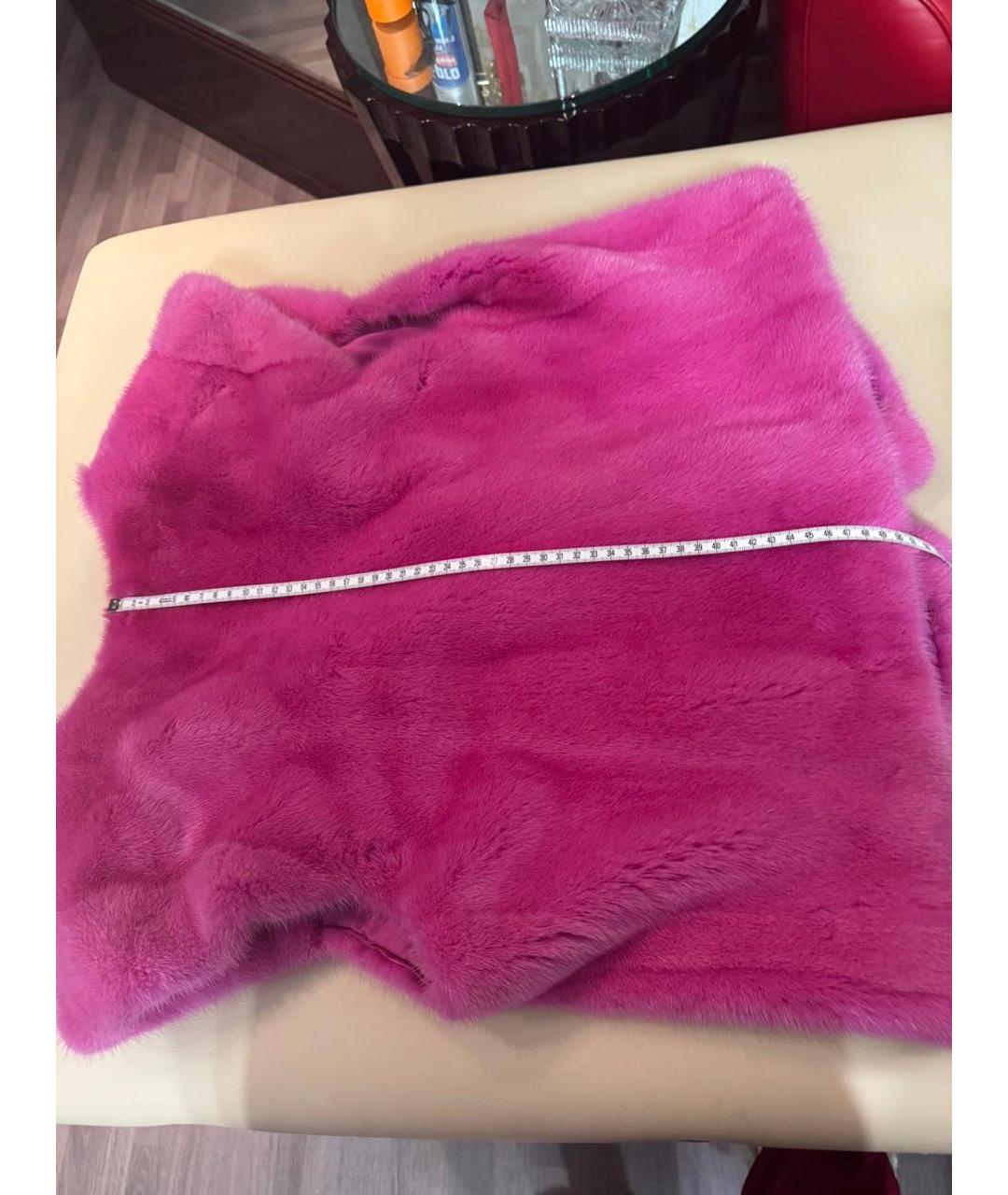 CHRISTIAN DIOR Фуксия меховая шуба, фото 3