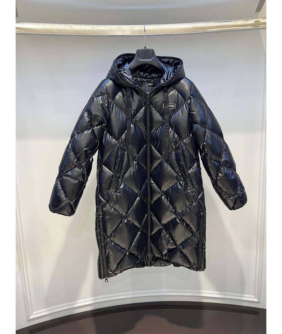 DUVETICA Черная полиамидовая куртка, фото 2