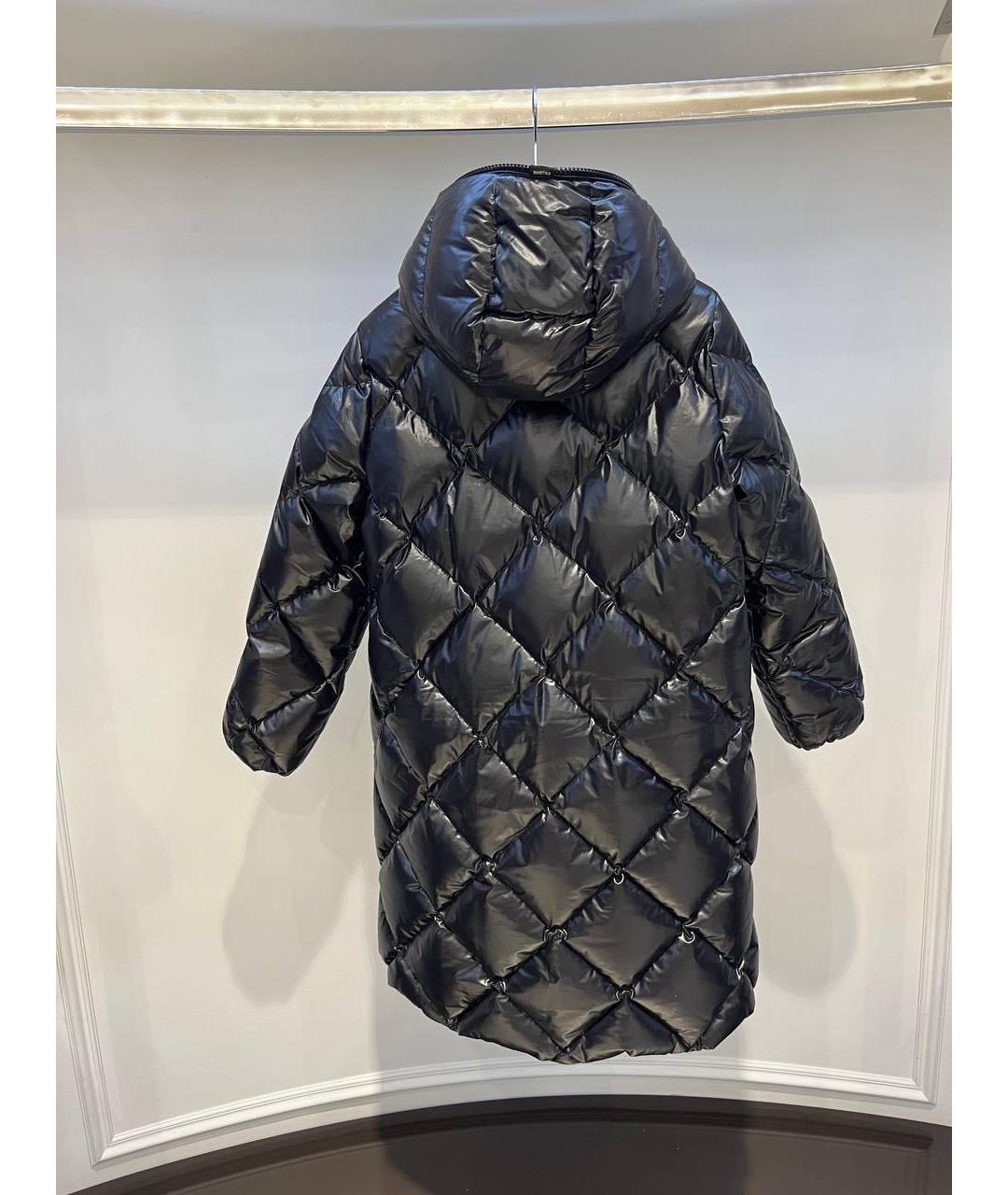 DUVETICA Черная полиамидовая куртка, фото 3