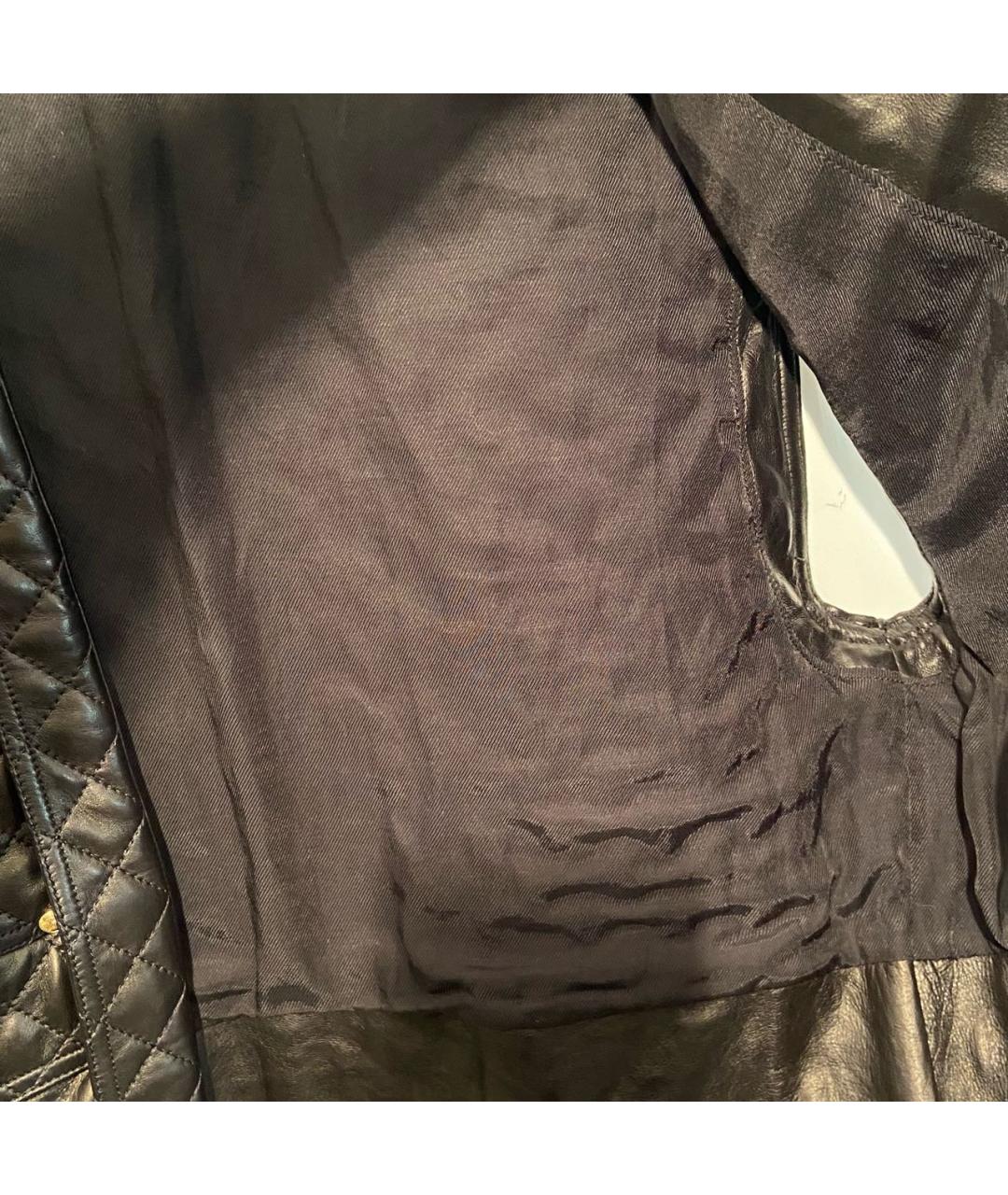 BALMAIN Черный кожаный жилет, фото 6