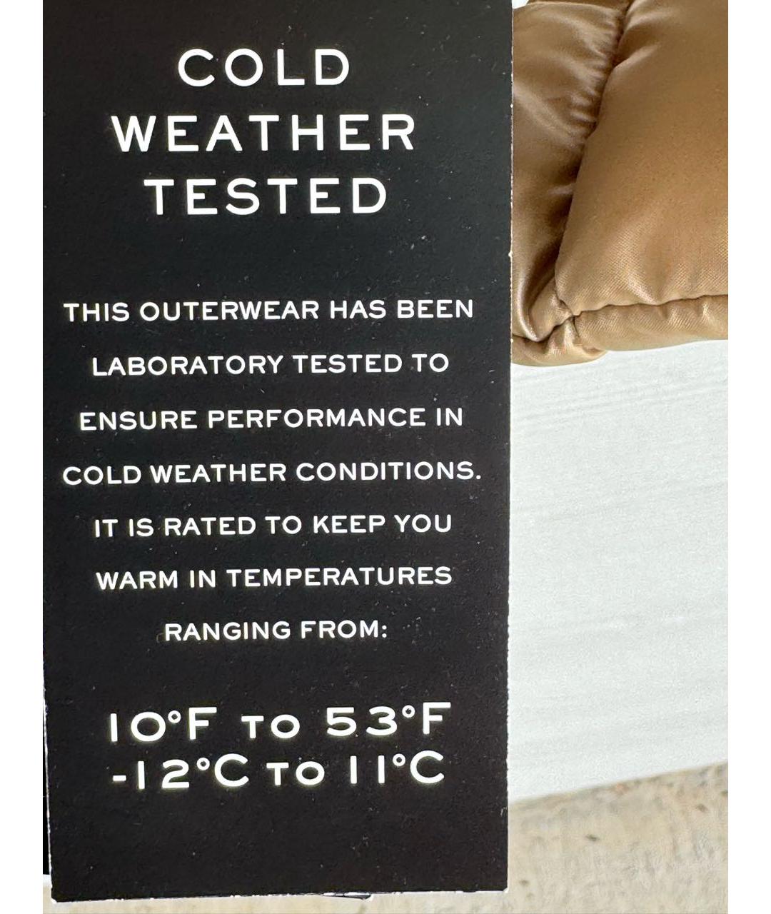 RALPH LAUREN Бежевая полиэстеровая куртка, фото 4