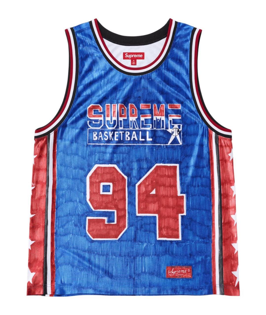 SUPREME Мульти синтетическая майка, фото 3