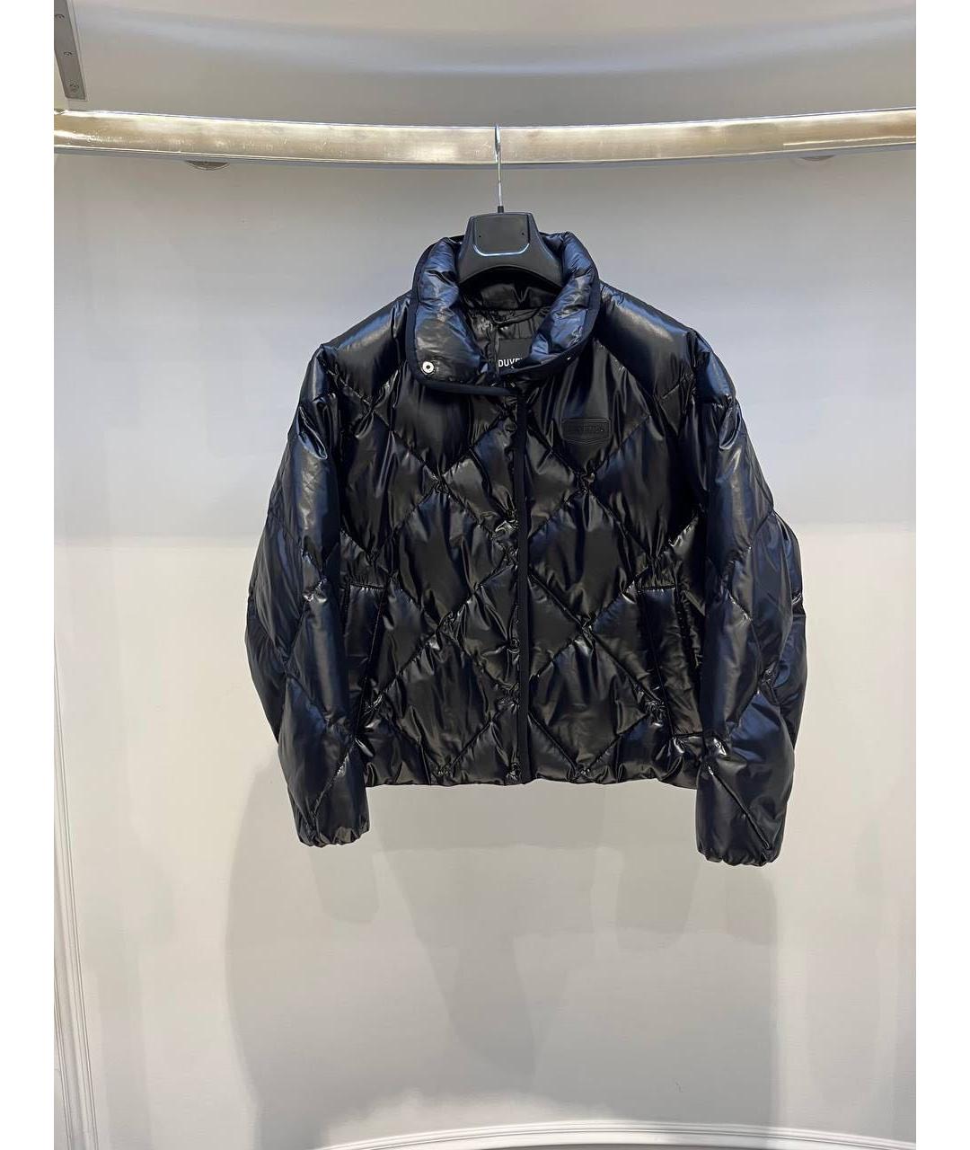DUVETICA Черная полиамидовая куртка, фото 2