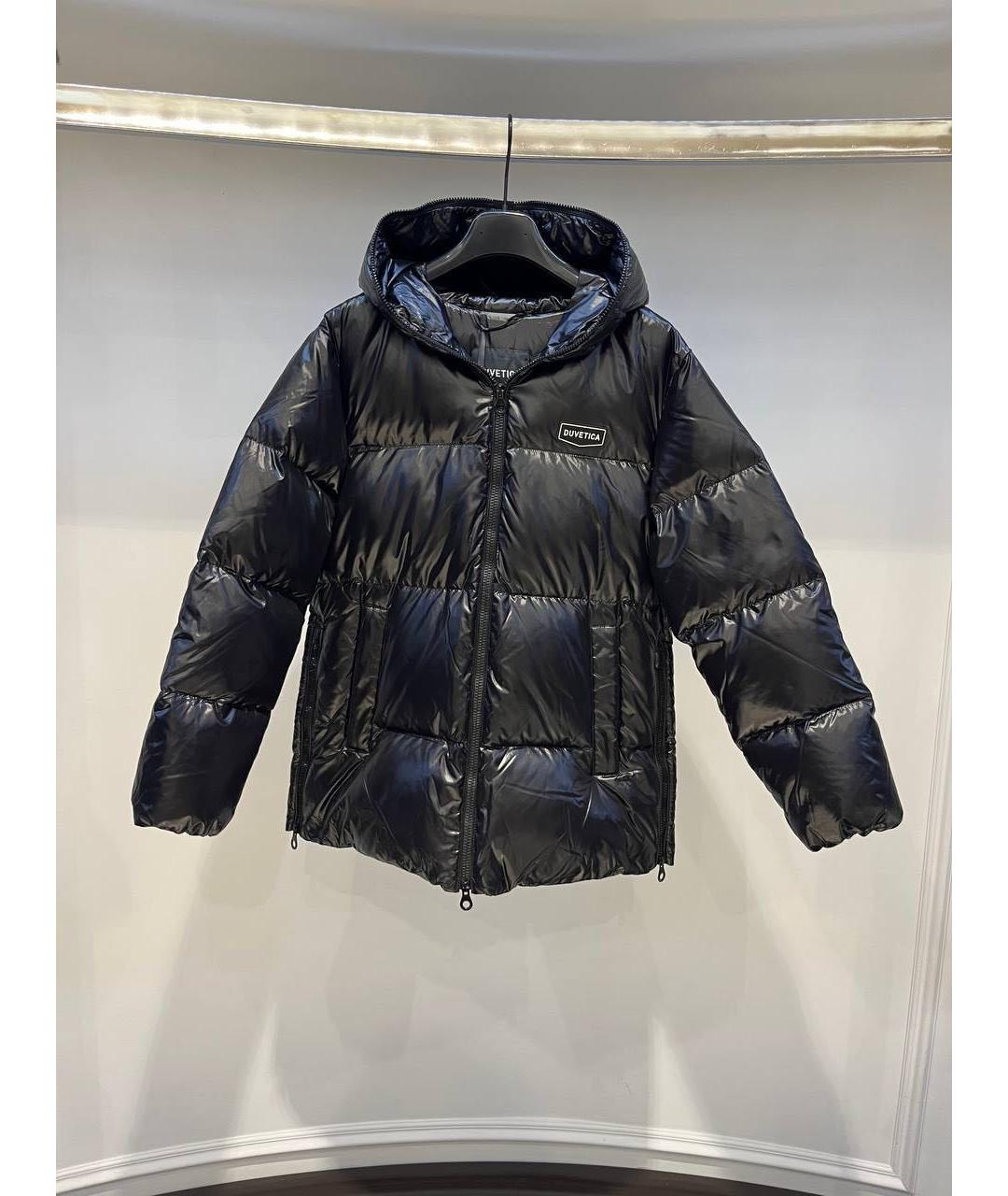 DUVETICA Черная полиамидовая куртка, фото 2