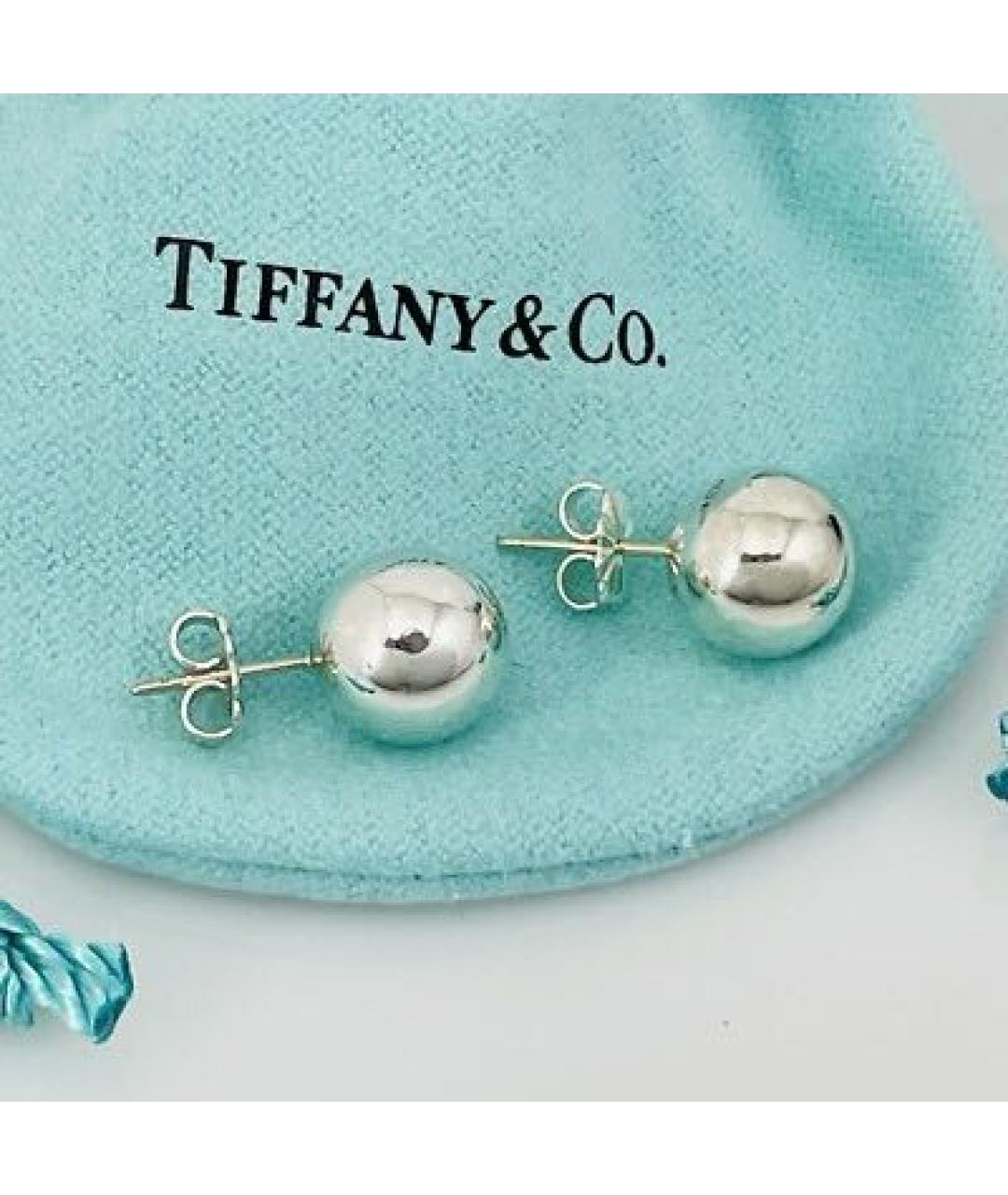 TIFFANY&CO Серебряные серебряные серьги, фото 2