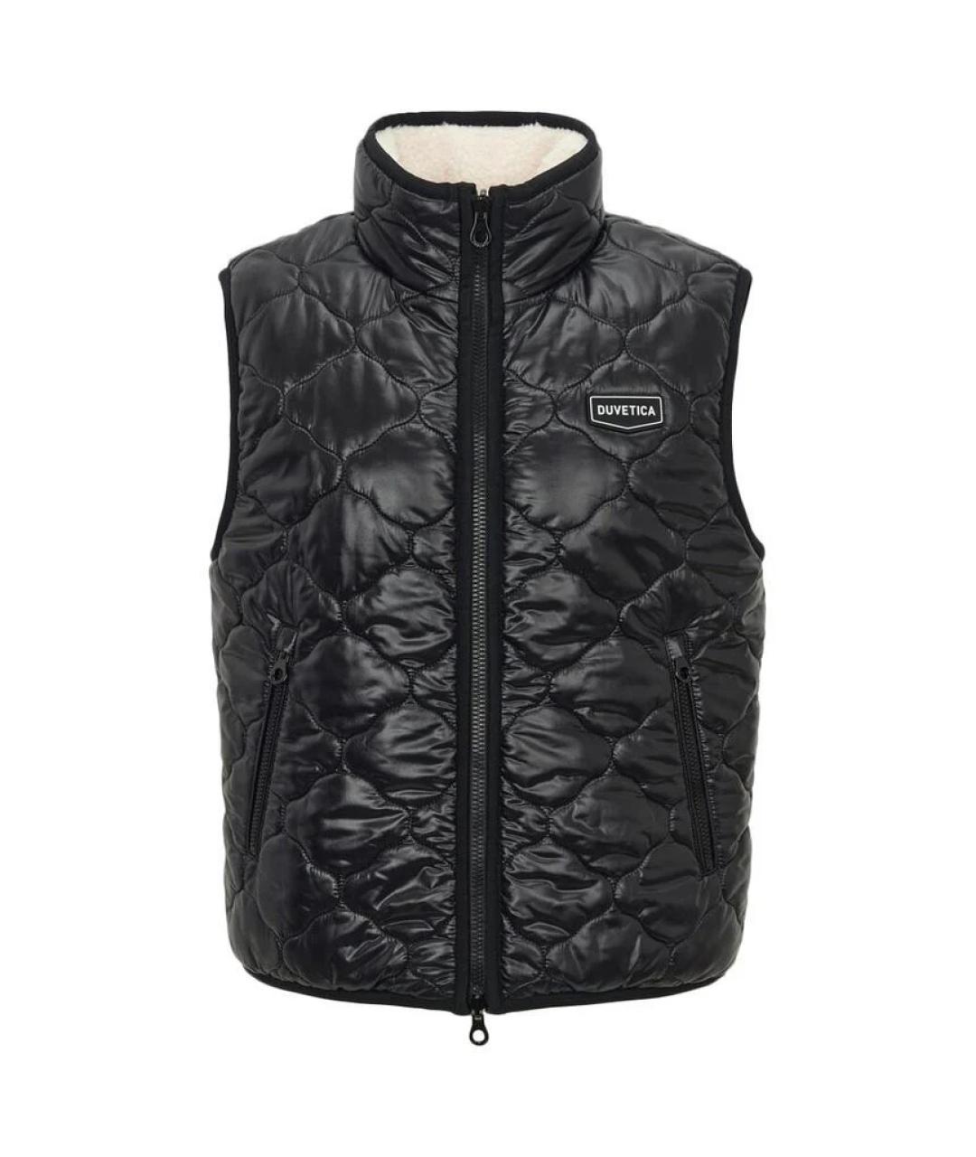 DUVETICA Черный полиэстеровый жилет, фото 1