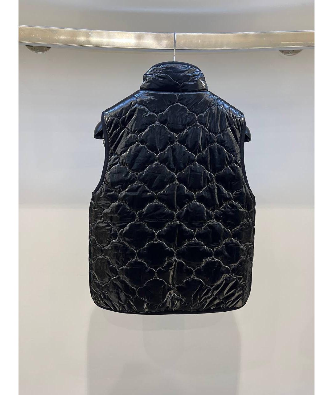 DUVETICA Черный полиэстеровый жилет, фото 3