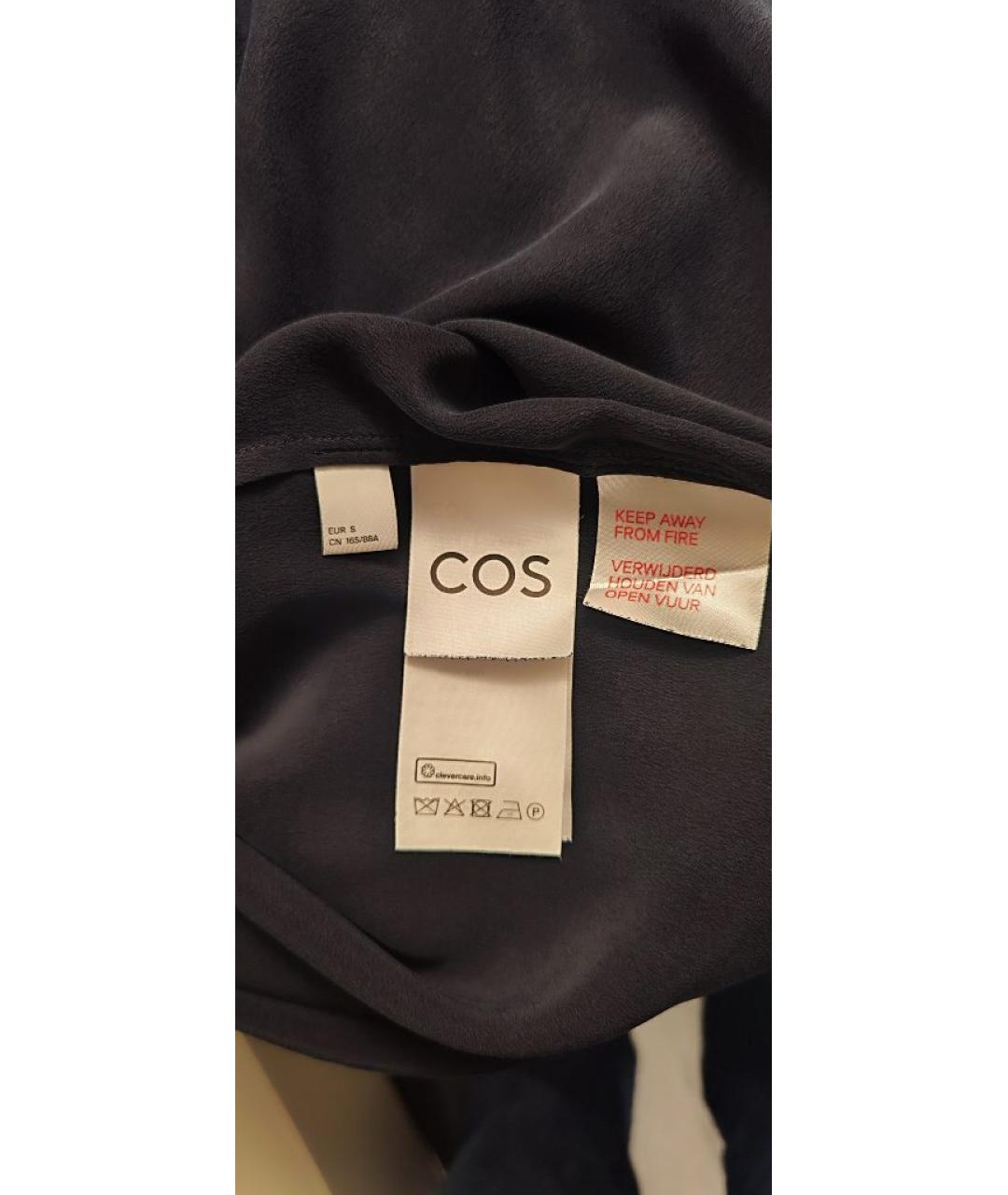 COS Черная шелковая пижама, фото 3