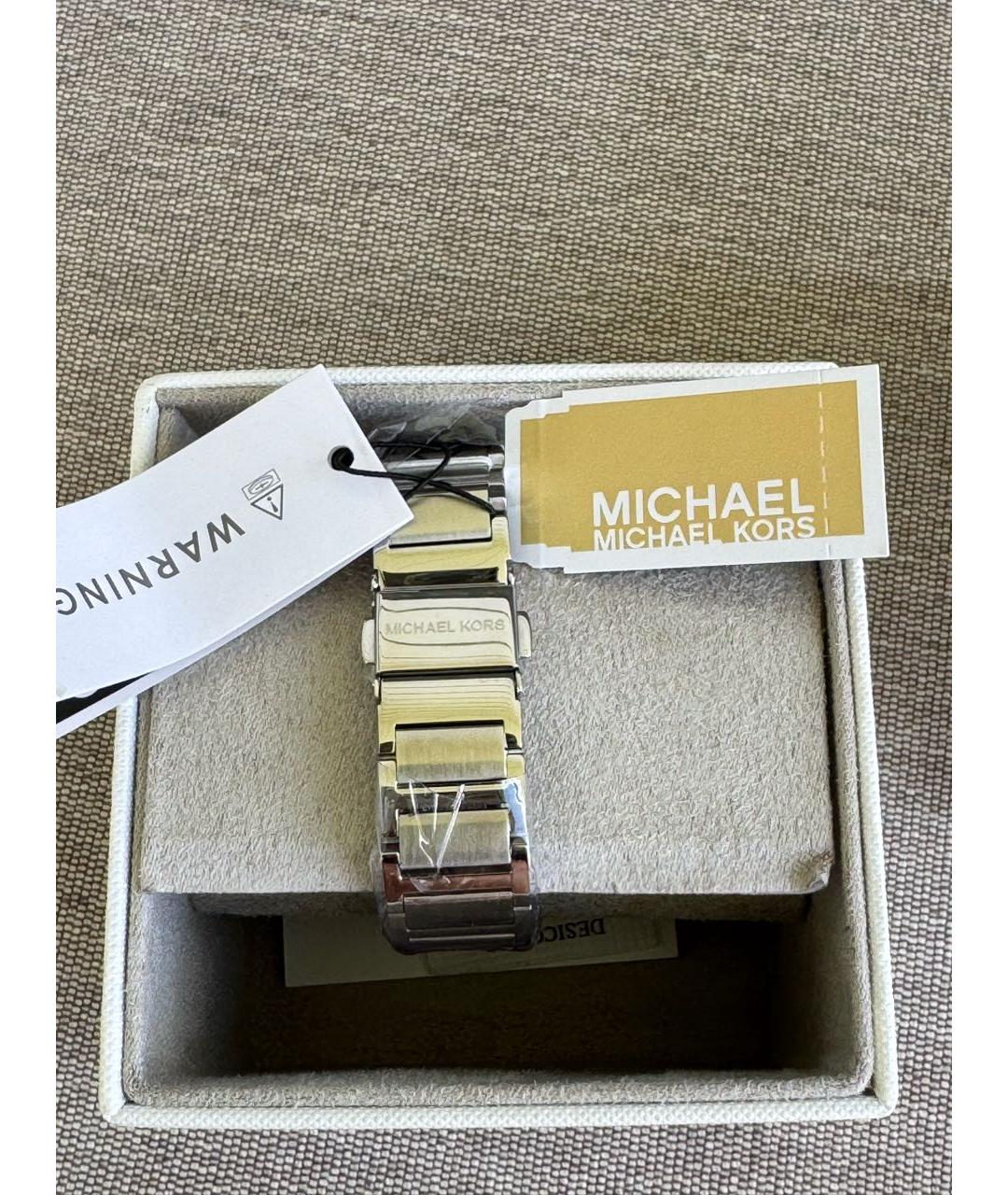 MICHAEL KORS Серебряные металлические часы, фото 4