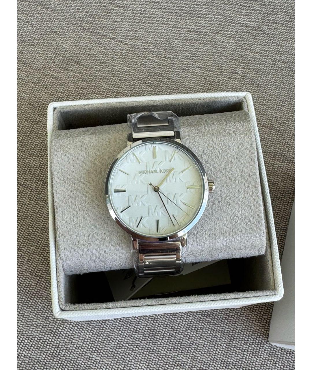 MICHAEL KORS Серебряные металлические часы, фото 8