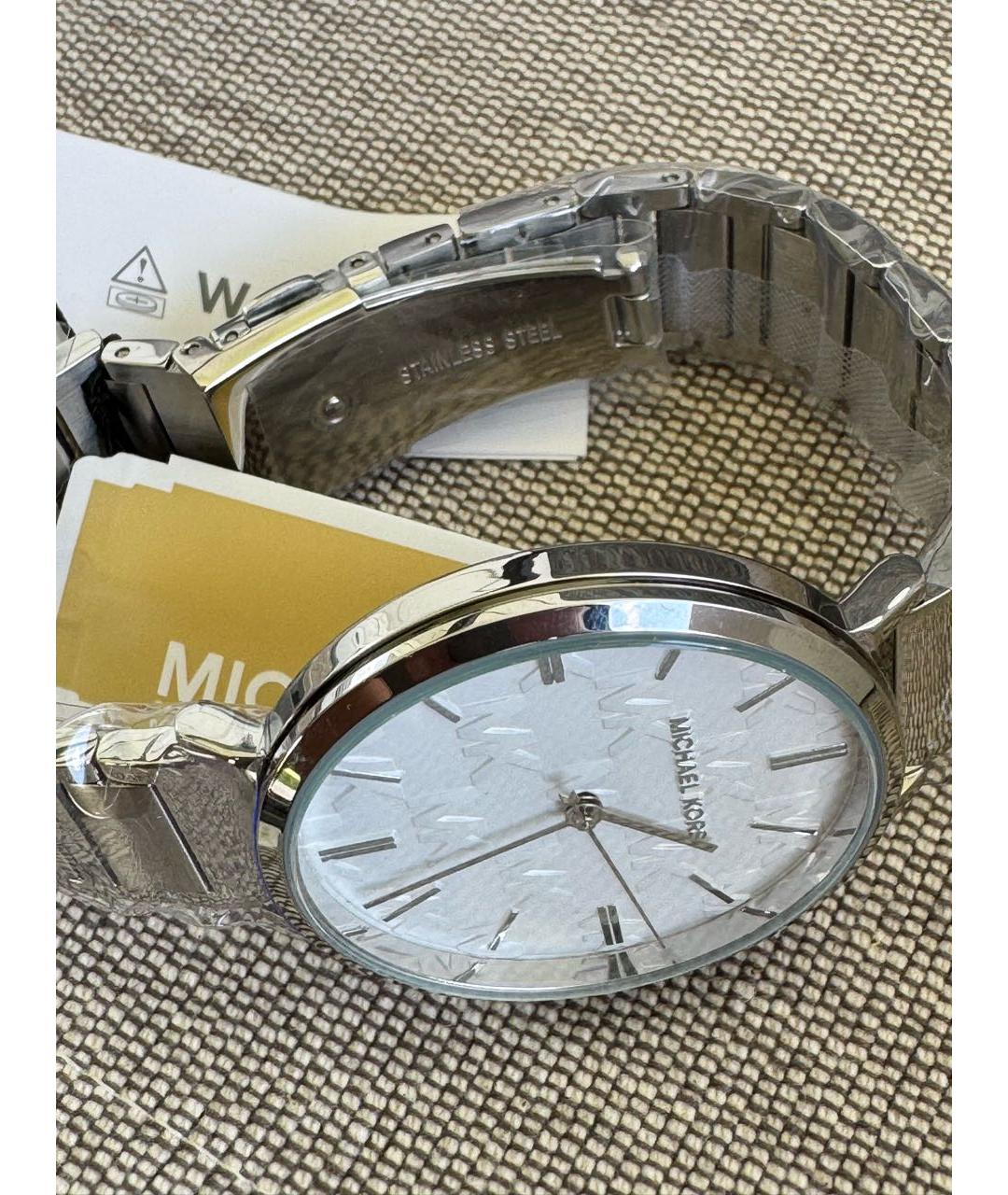 MICHAEL KORS Серебряные металлические часы, фото 6