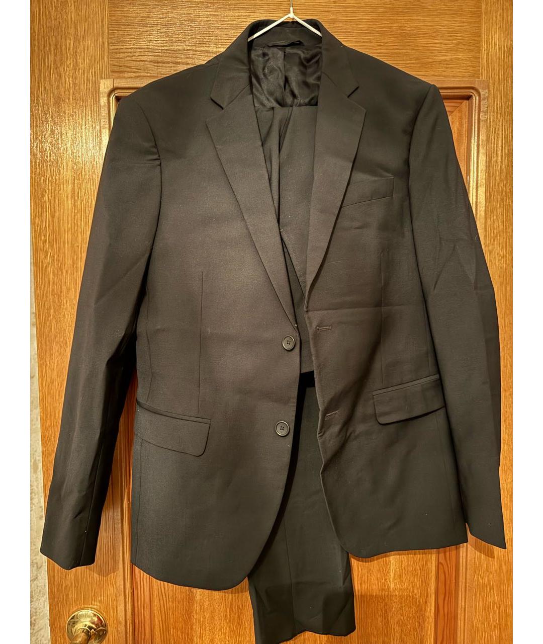 CALVIN KLEIN Черный классический костюм, фото 2