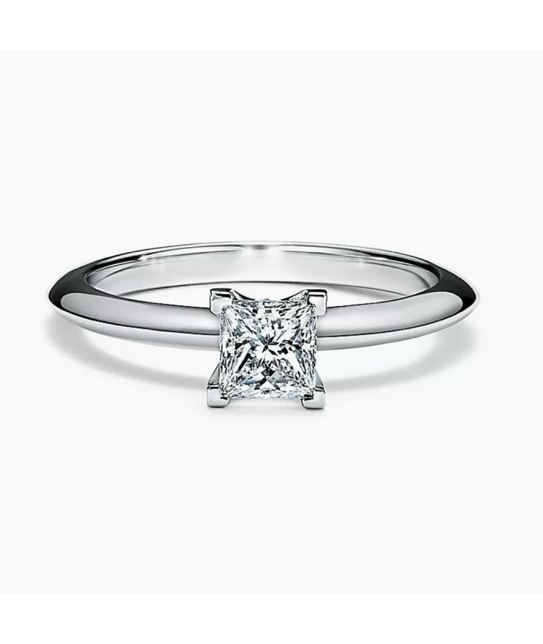 TIFFANY&CO Серебряное платиновое кольцо, фото 6