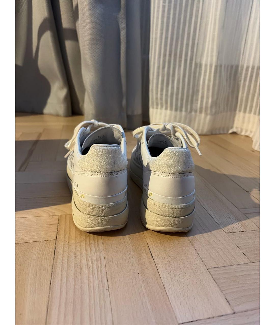 PREMIATA Белые кожаные кеды, фото 4